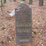 Grób Eliezera Józefa Maleckiego z Białowieży na cmentarzu w Narewce. Zdjęcie Remigiusz Sosnowski, Fundacja Dokumentacji Cmentarzy Żydowskich.