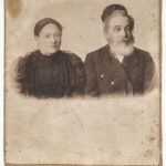 Jehoszua Halperin z żoną Idą Kleszczelską. Zdjęcie ze zbiorów rodziny