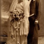 Klara Feldbaum z Białowieży z mężem Hermanem Reznickiem w USA w 1926. Zdjęcie ze zbiorów rodziny