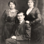 Roza, Sam i Paulina Feldbaum, lata 20. po emigracji do USA. Zdjęcie ze zbiorów rodziny
