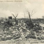 Zniszczenia I wojny światowej w Białowieży, 1914-1918. Zdjęcie ze zbiorów FotoPolska