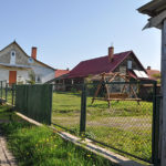 Plac przed synagogą, widok w kierunku sklepu Nowokolskich